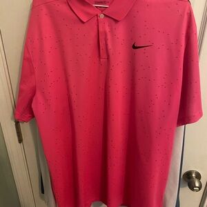 Nike Pink Polo Shirt Sporty Casual Wear